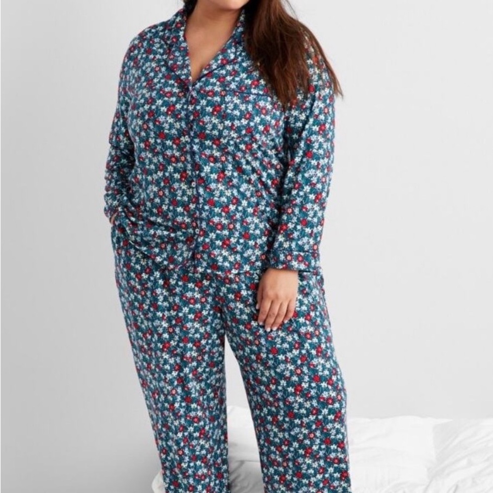 State of the Day 2 Piece “Whimsical Floral” XXL NWT MODAL